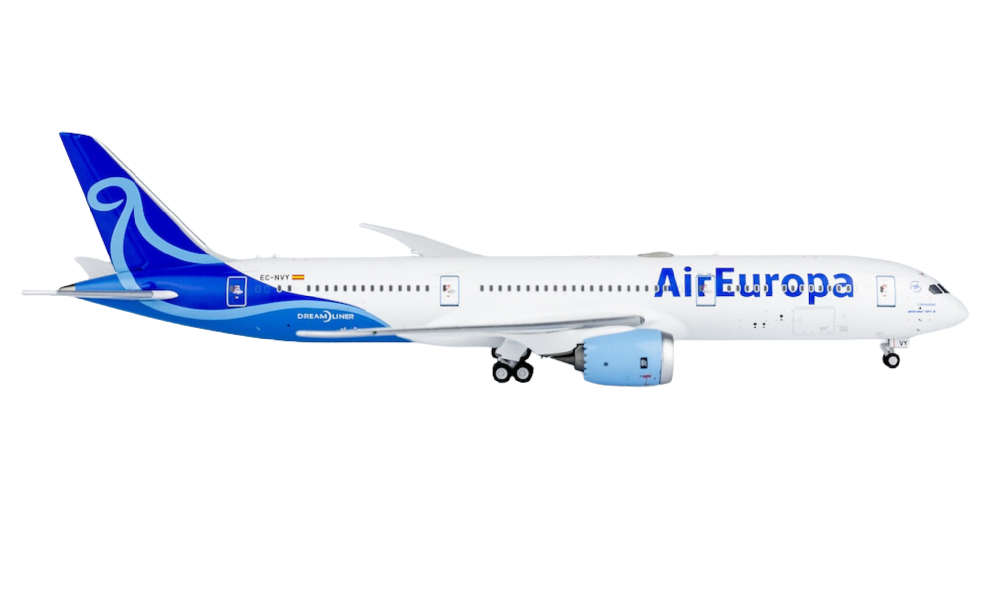 Maqueta Boeing B787-9 Dreamliner Air Europa / Norse Atlantic Airways EC-NVY 1/400